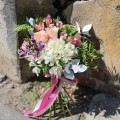 Buchet din flori pastelate